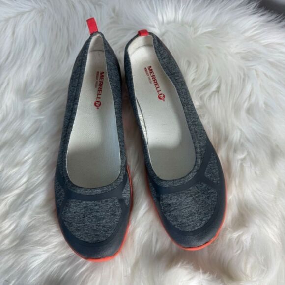 Merrell Women's Ceylon Grey/Heather/Red Ballet Flats Sz 10 - Picture 4 of 6